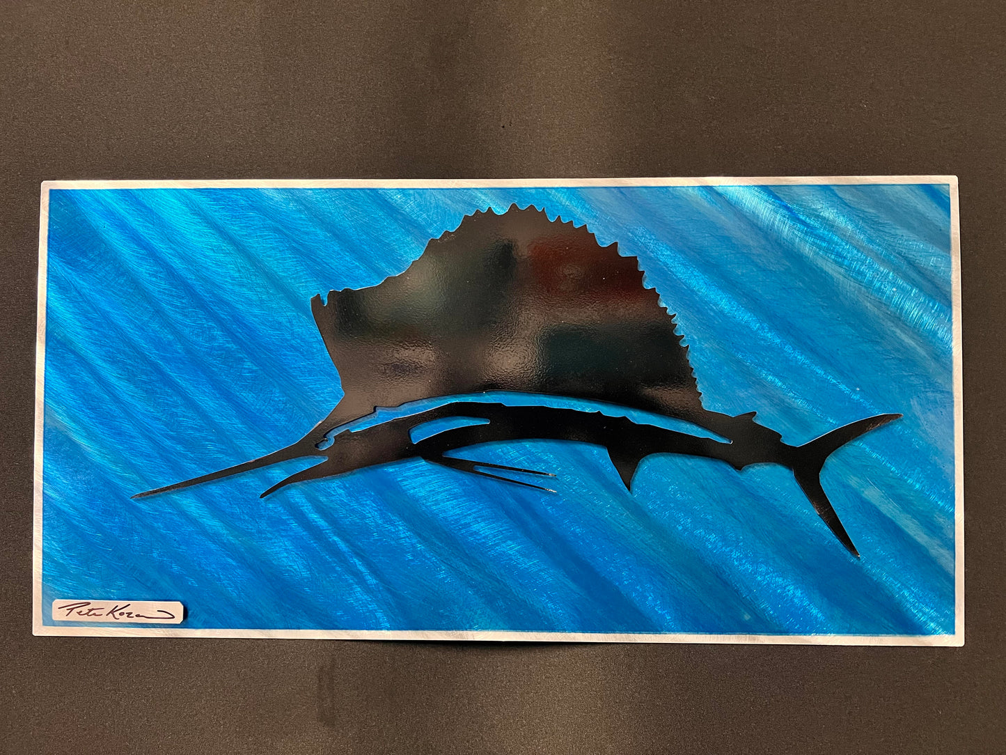 Sailfish Scene - Pete Koza Metal Art