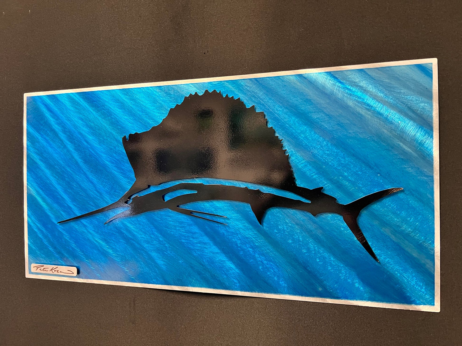 Sailfish Scene - Pete Koza Metal Art