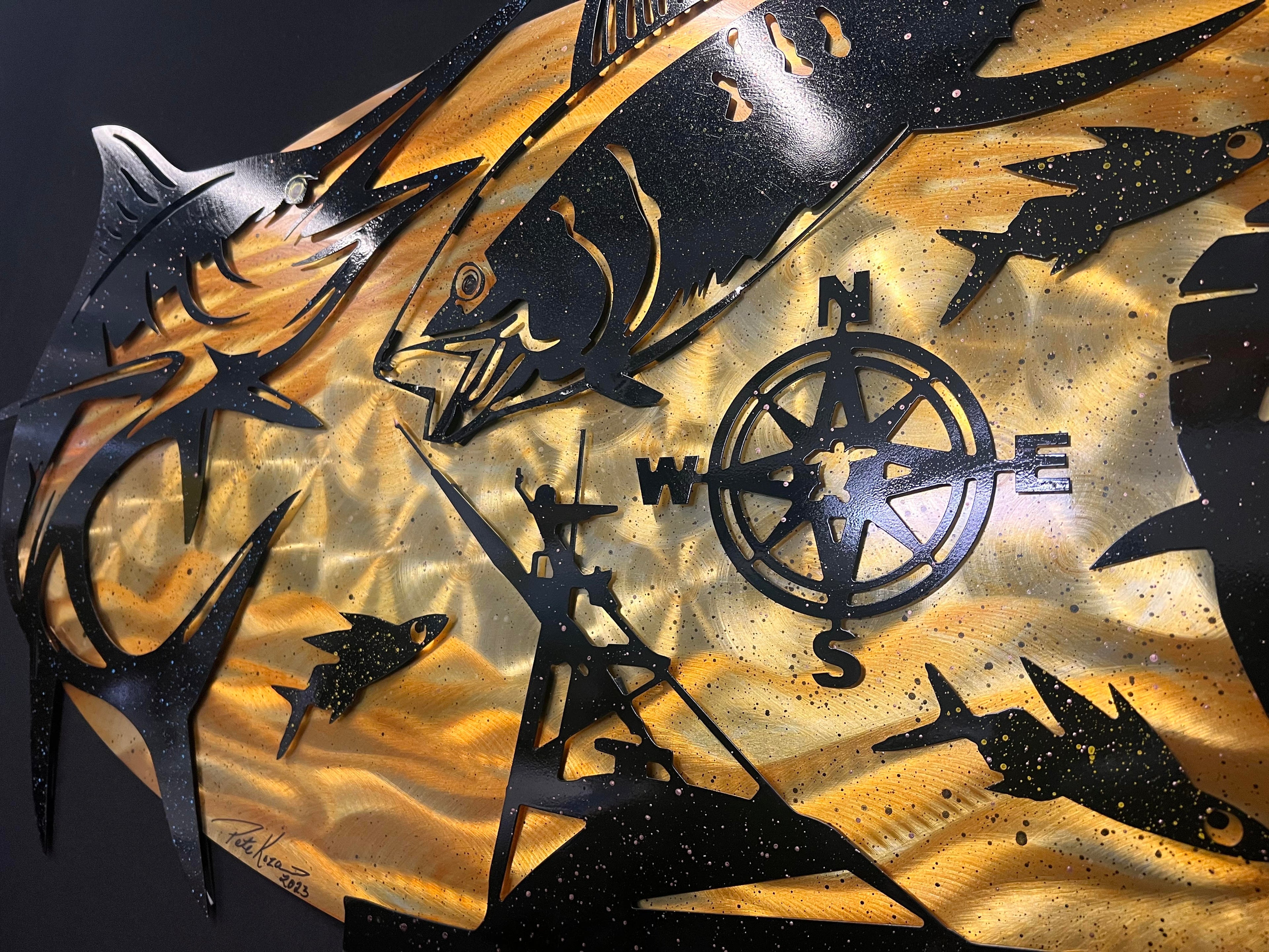 Golden Fishing Extreme "Special Edition" PETE KOZA METAL ART