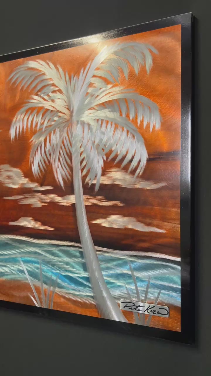 Coral Island Scene 24 x 48 large design