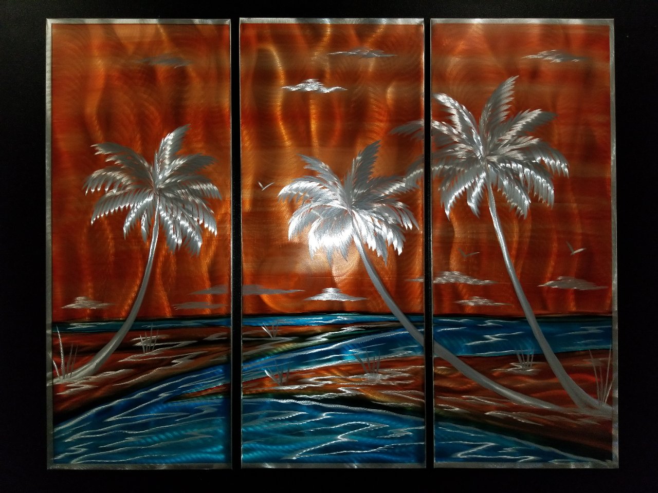 3 Panel Set Crush PETE KOZA METAL ART 2