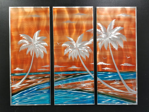 3 Panel Set Crush PETE KOZA METAL ART 2