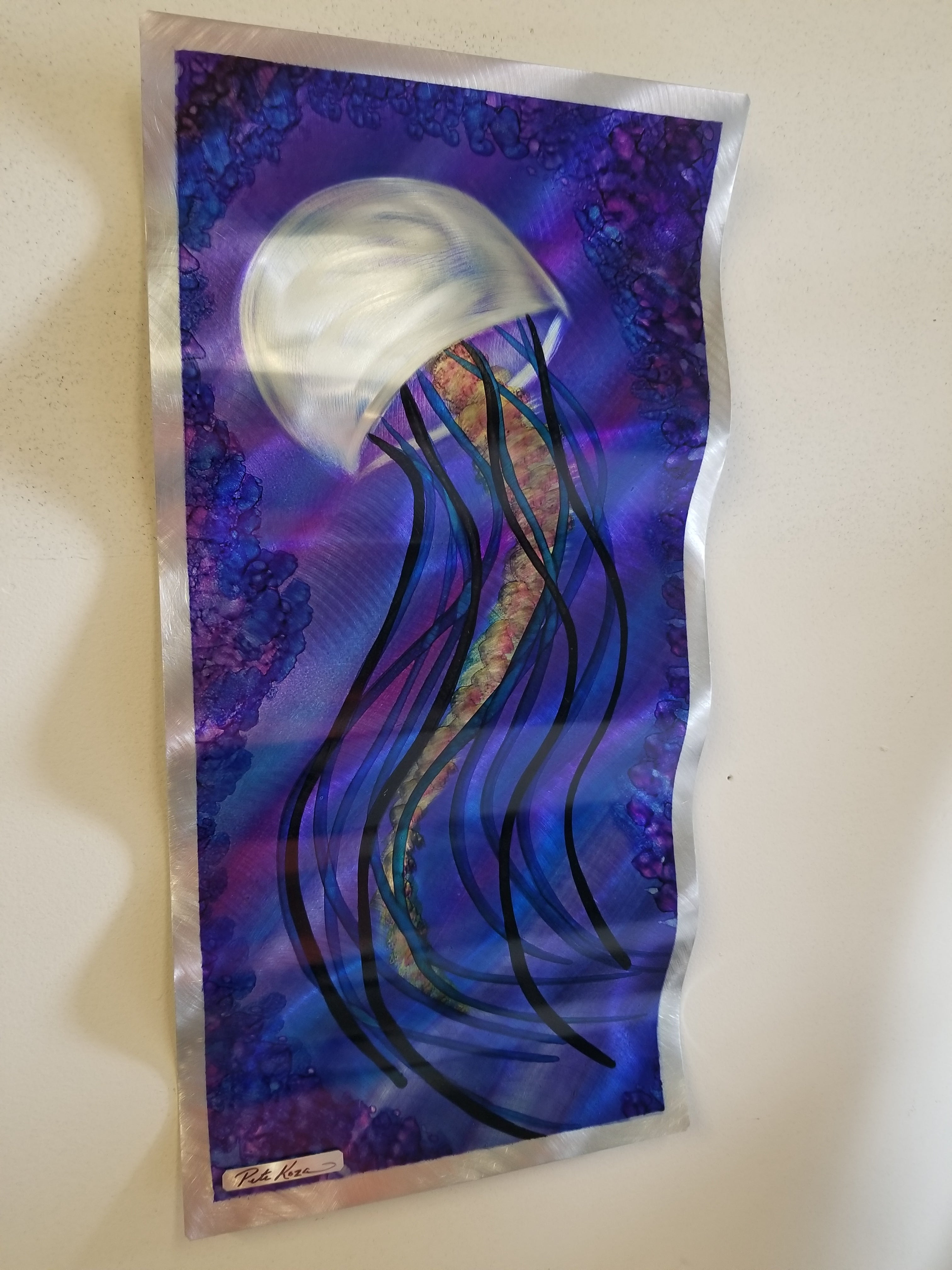 Jelly Delight Ripple Effect Pete Koza Metal Art