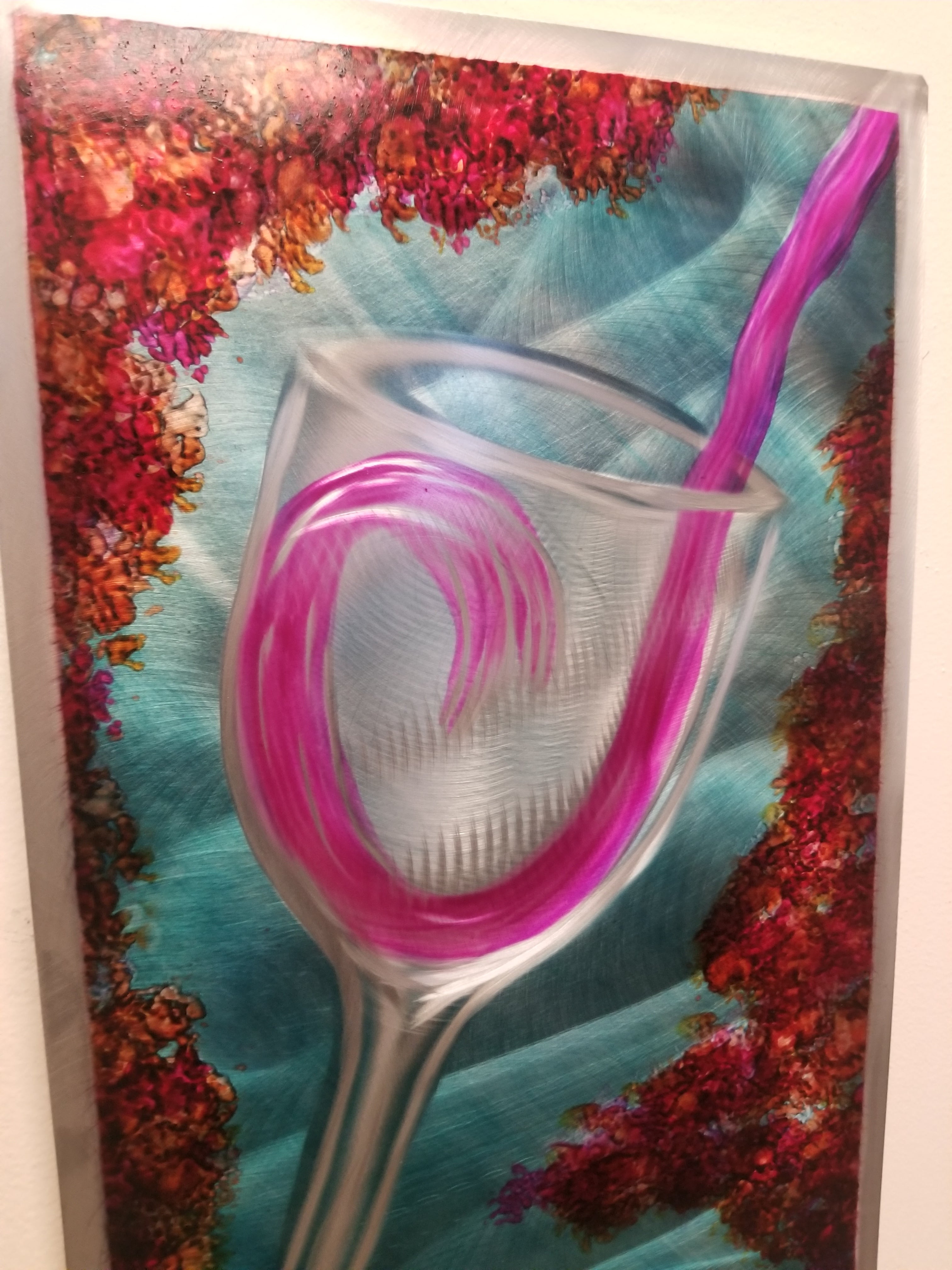 Pink Wine PETE KOZA METAL ART