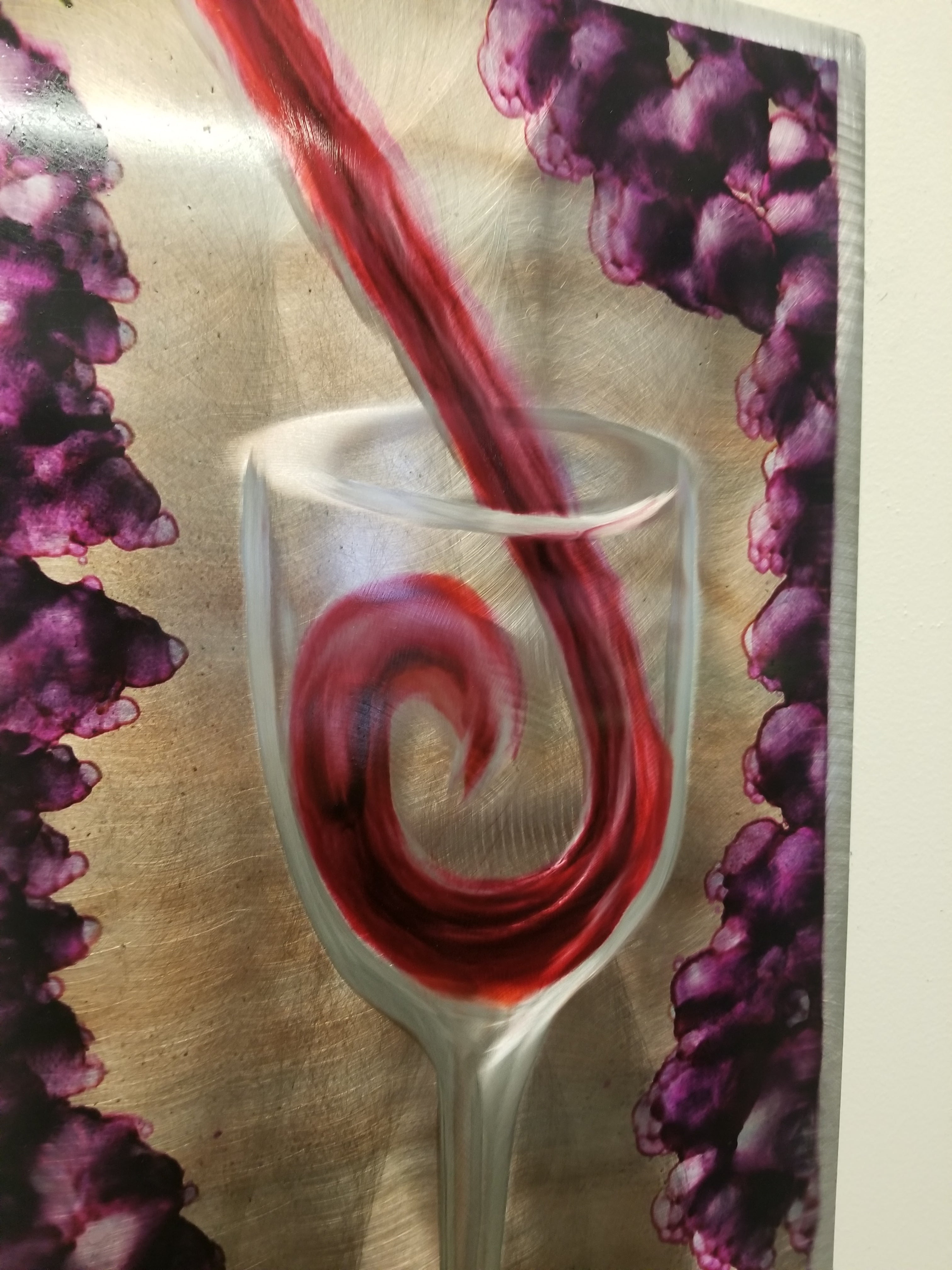 Wine not? 12"x24" PETE KOZA METAL ART
