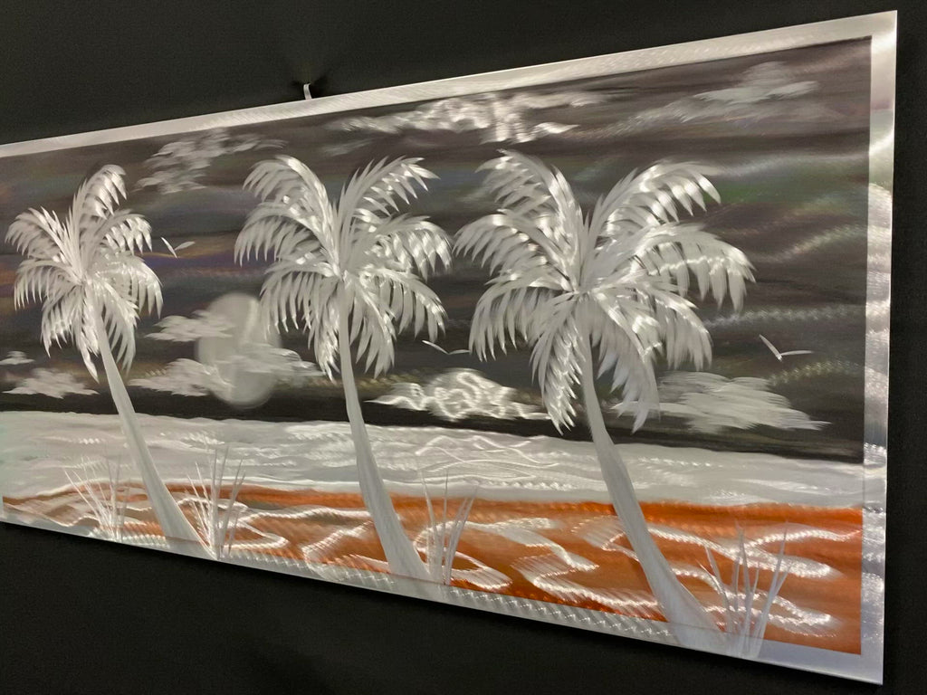 Horizontal Palms MADE TO ORDER WALL ART