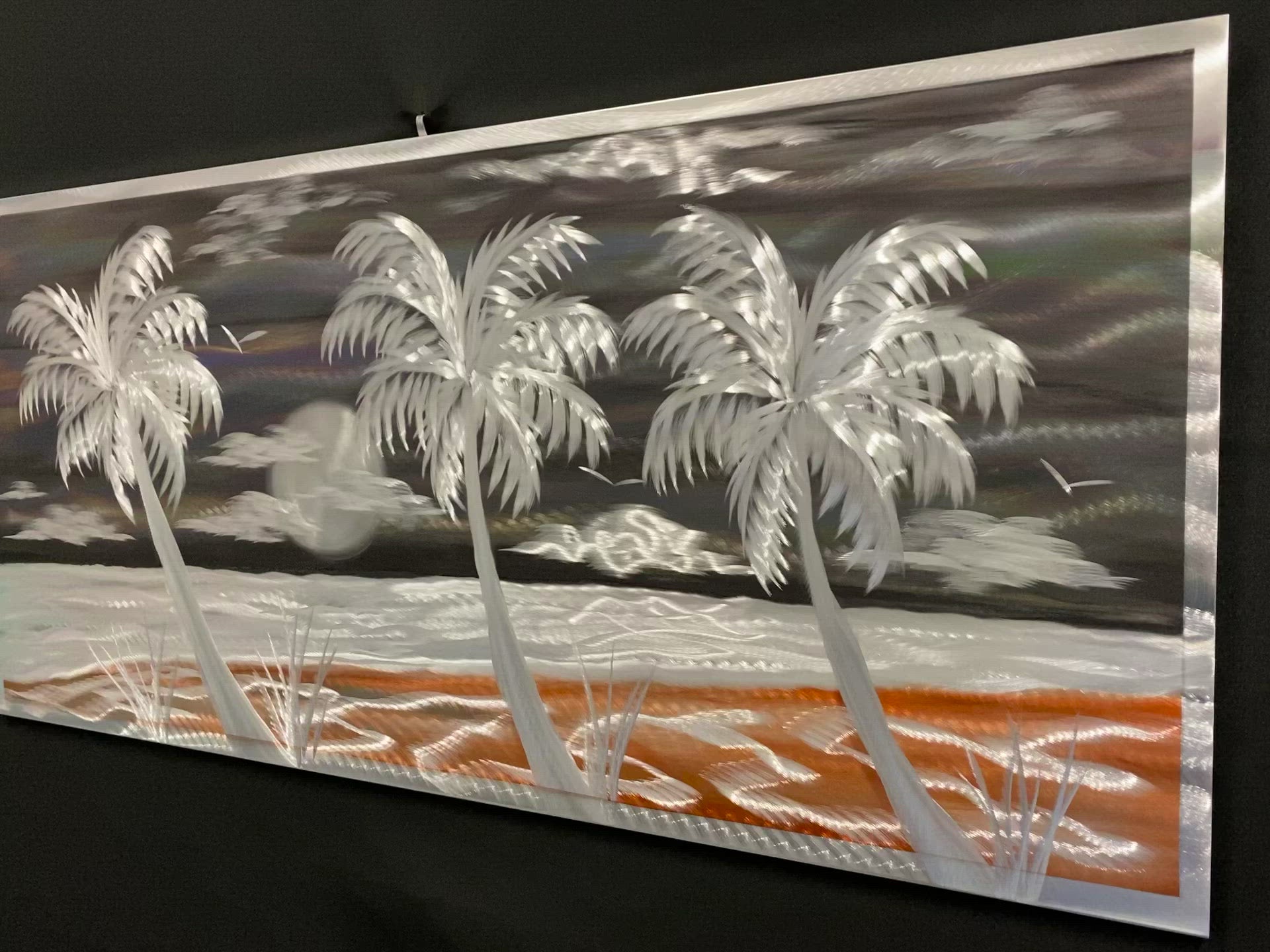 Horizontal Palms MADE TO ORDER WALL ART