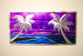 Purple passion Island 12"x24" PETE KOZA METAL ART