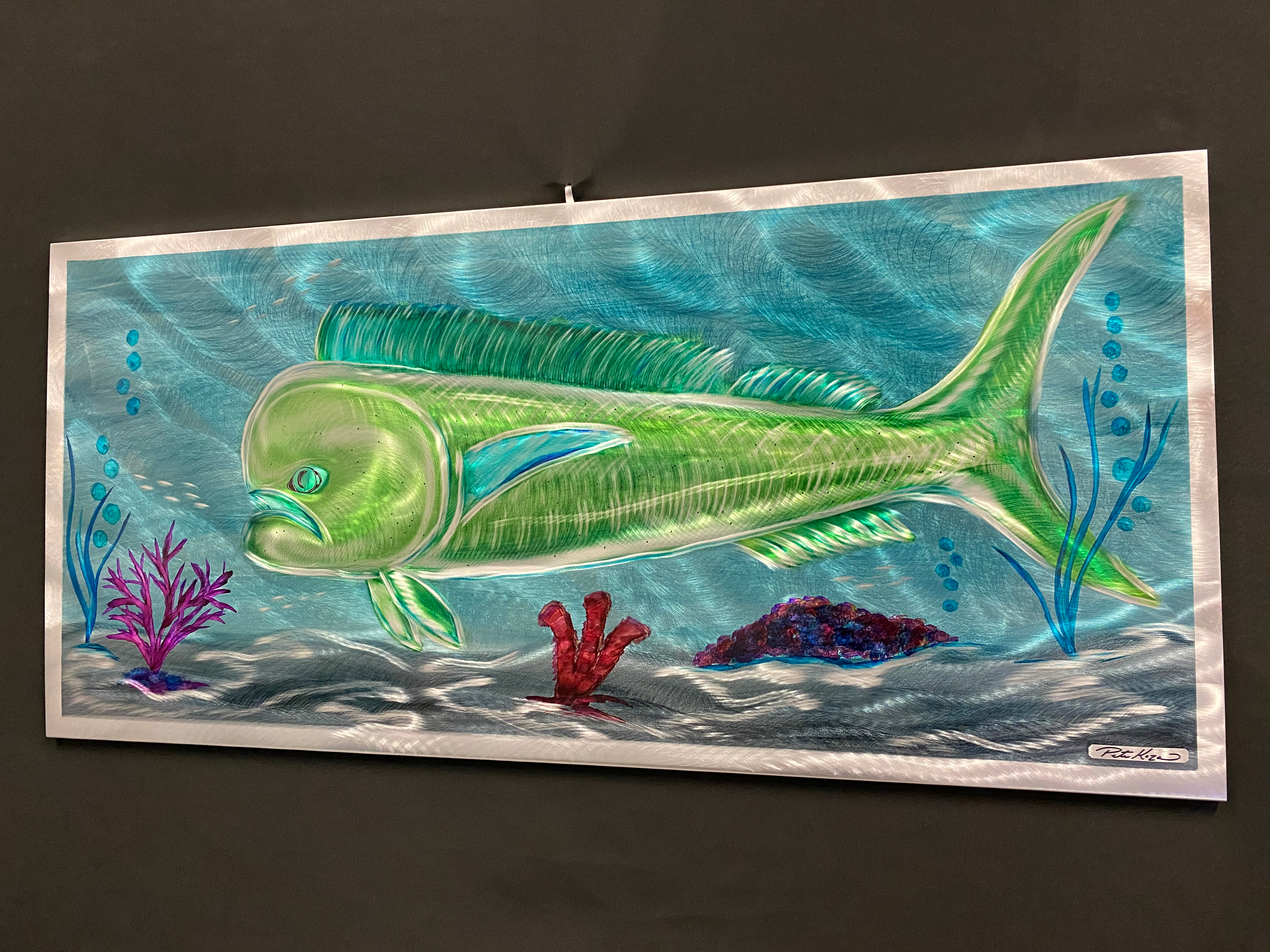 Mahi Reef "One Of A Kind" PETE KOZA METAL ART 2