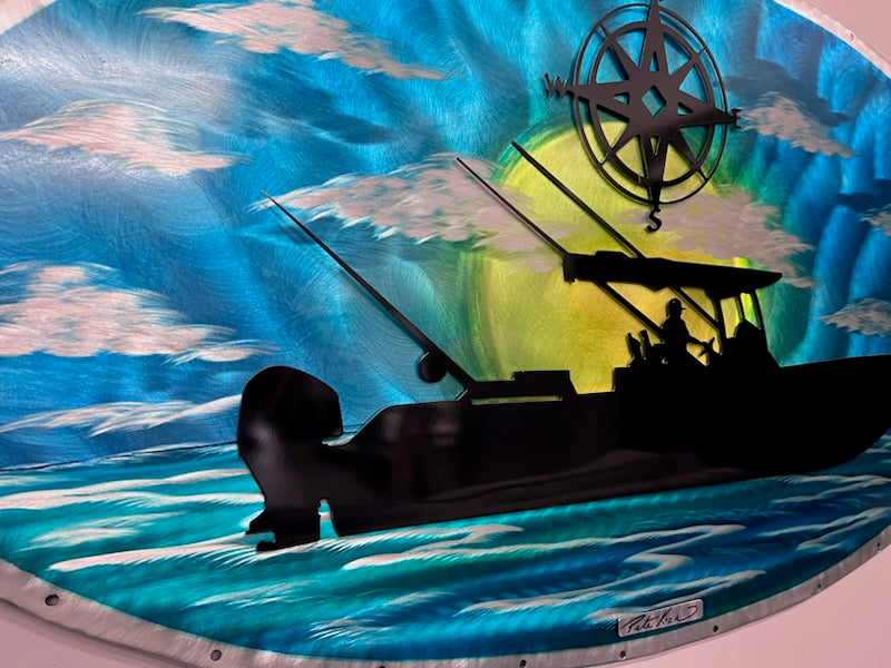 Keylime Boater Island PETE KOZA METAL ART