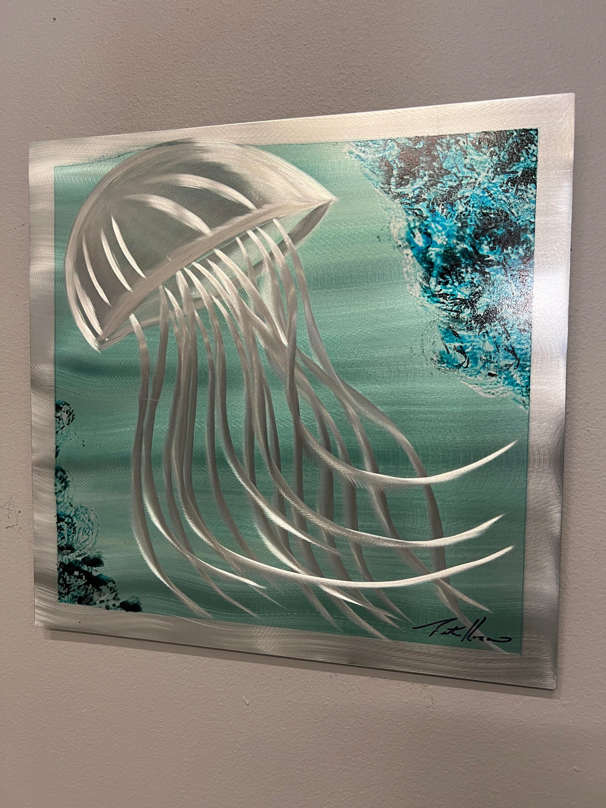 Pastel Jellyfish PETE KOZA METAL ART