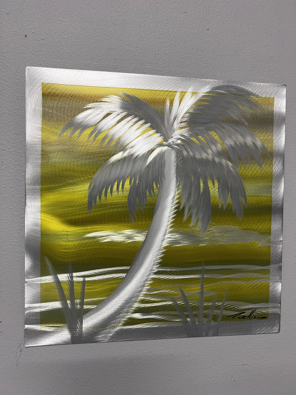Blue Day Palm PETE KOZA METAL ART