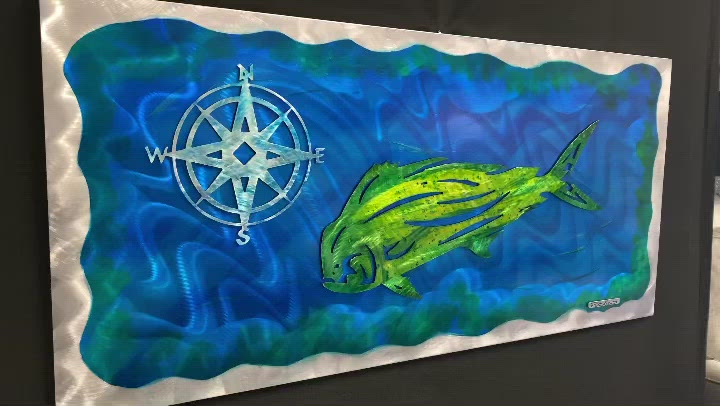 Mahi Mahi Rush 24 X 48 DESIGN.