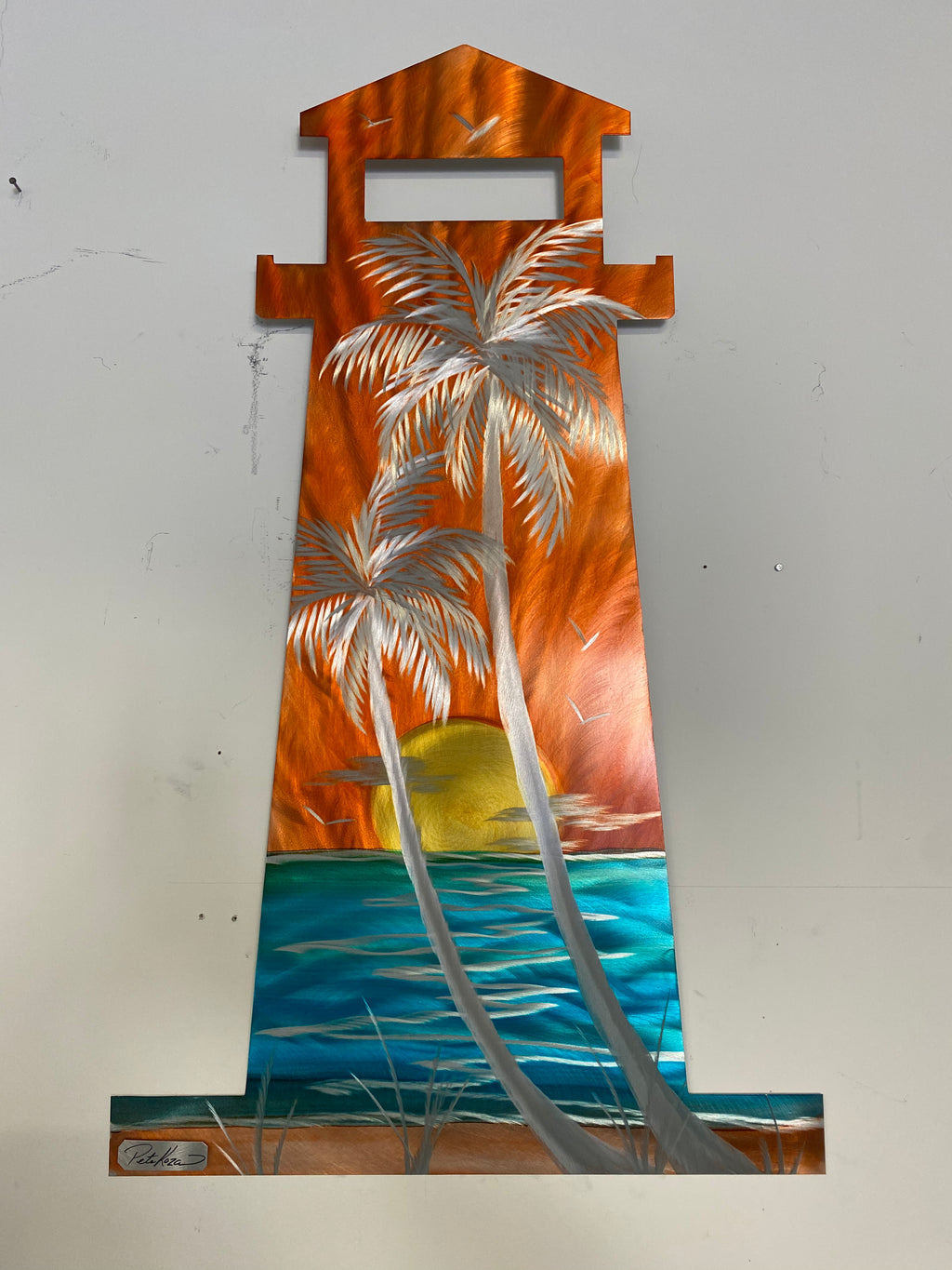 Lighthouse Palms PETE KOZA METAL ART