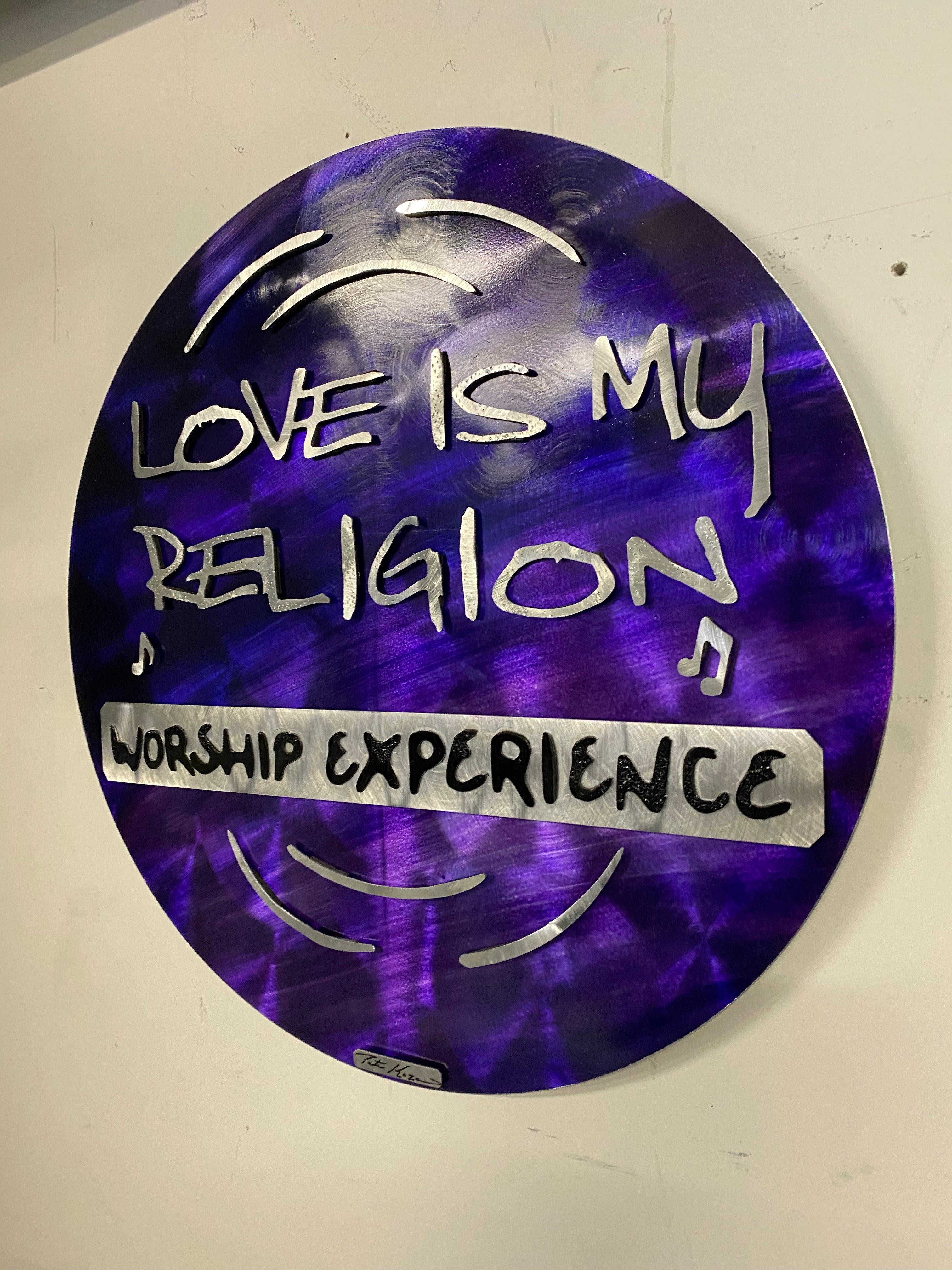 Custom logos Pete Koza Metal Art