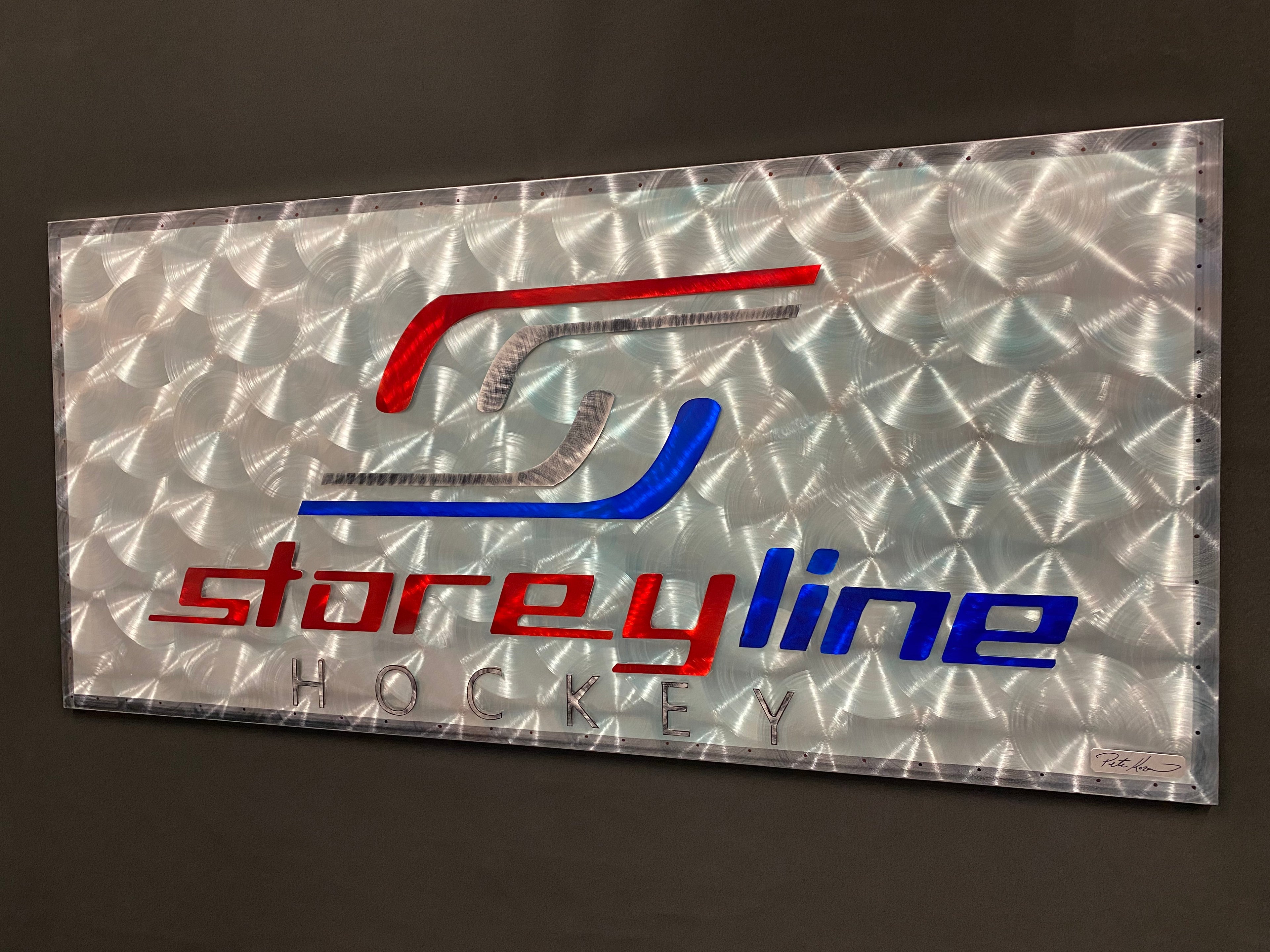 Custom logos Pete Koza Metal Art
