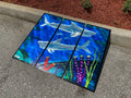 Shark Reef 3 panel set PETE KOZA METAL ART 2