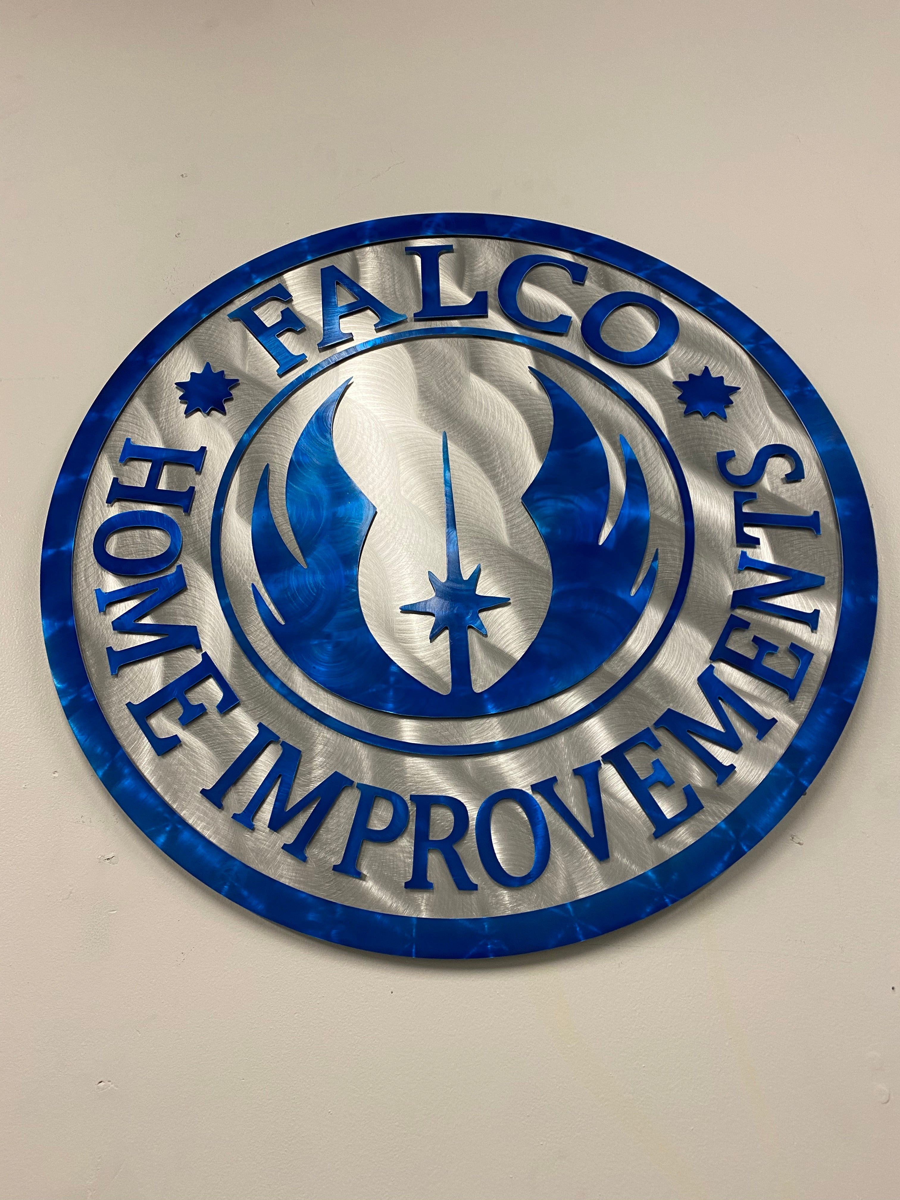 Custom logos Pete Koza Metal Art