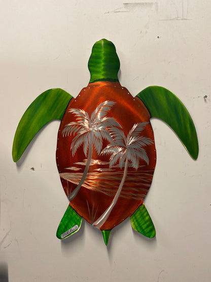 Sea Turtle Pete Koza Metal Art
