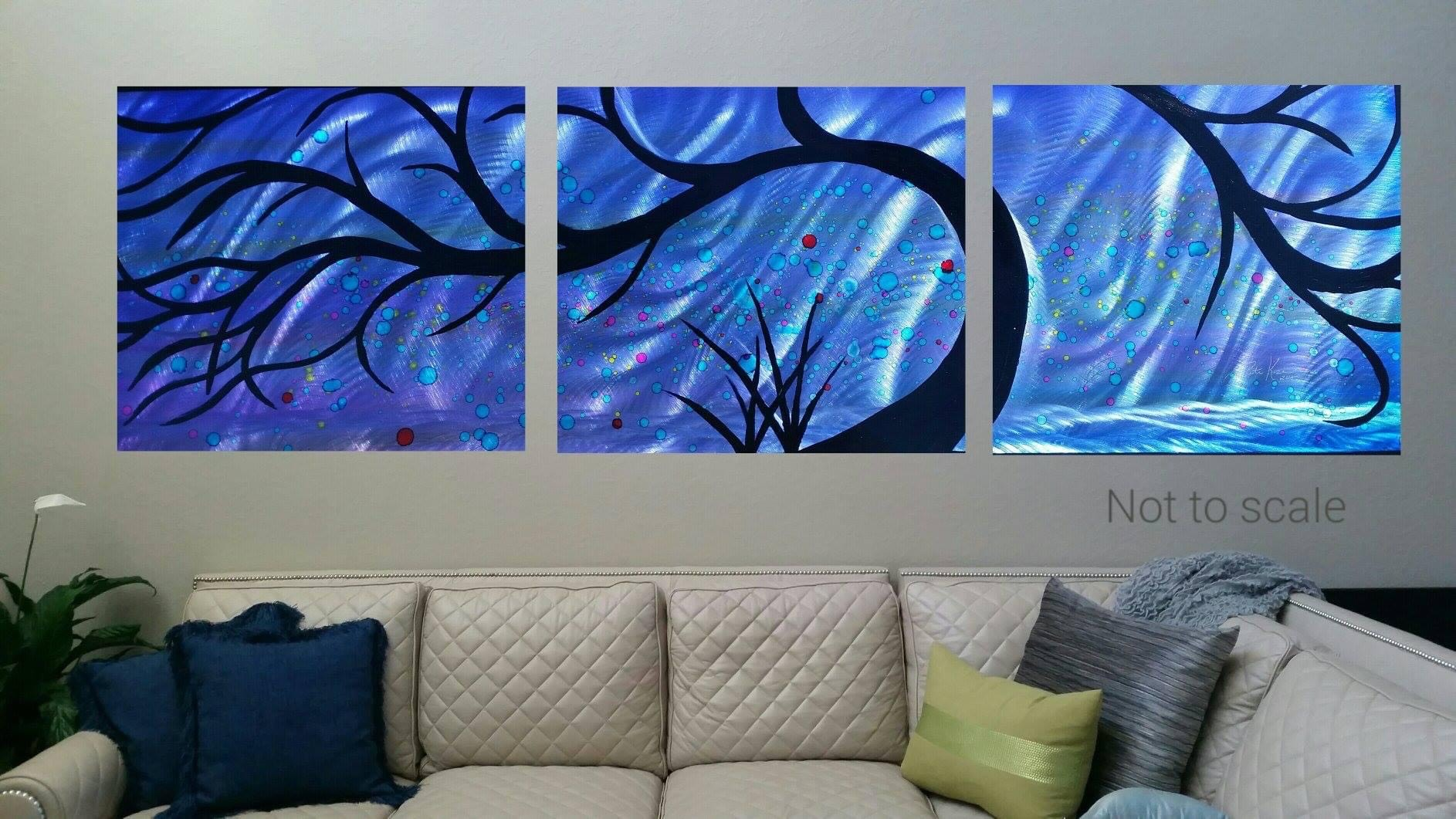 Tree Of Life 3 Panel Set PETE KOZA METAL ART