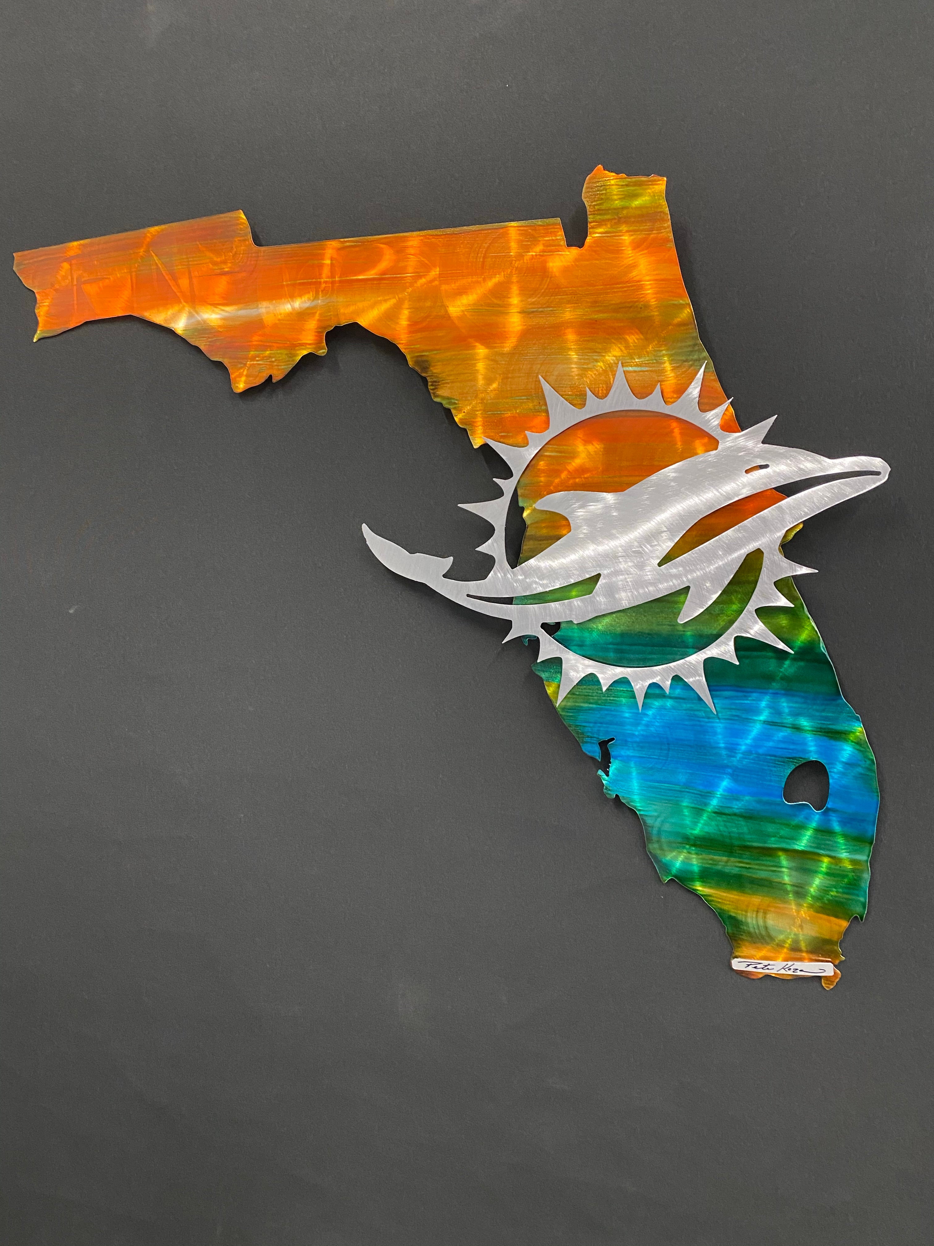 Custom logos Pete Koza Metal Art