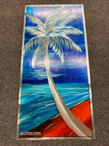 Beach Palm Pete Koza Metal Art