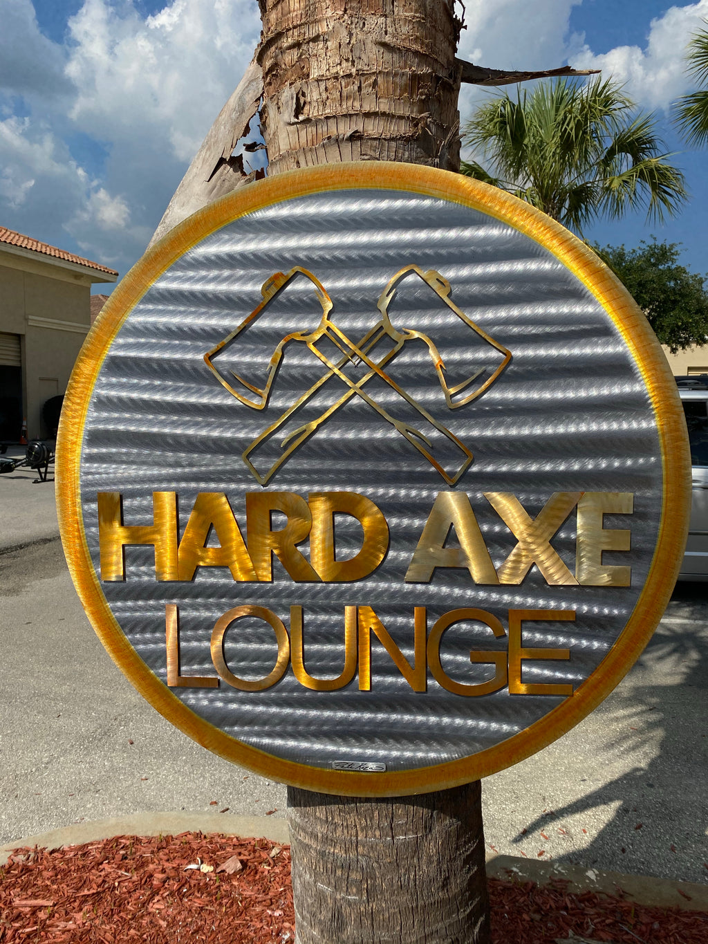 Custom logos Pete Koza Metal Art