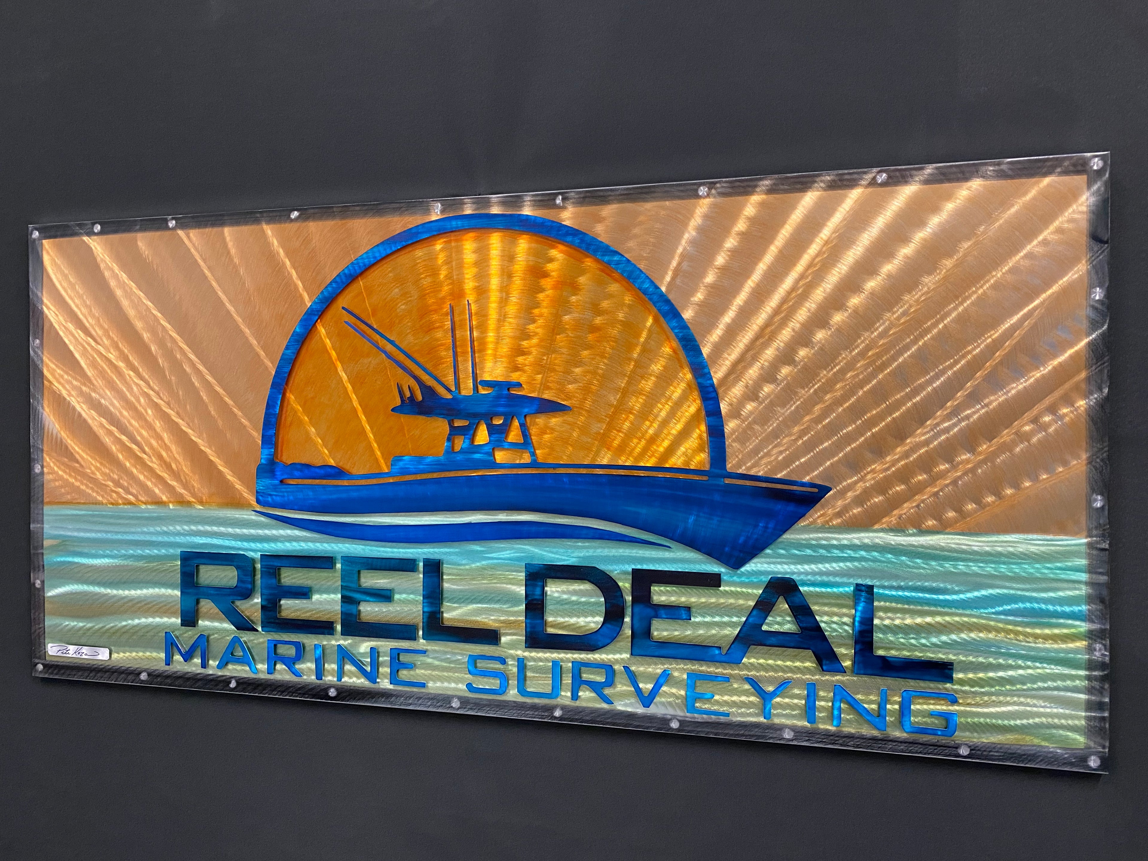 Custom logos Pete Koza Metal Art