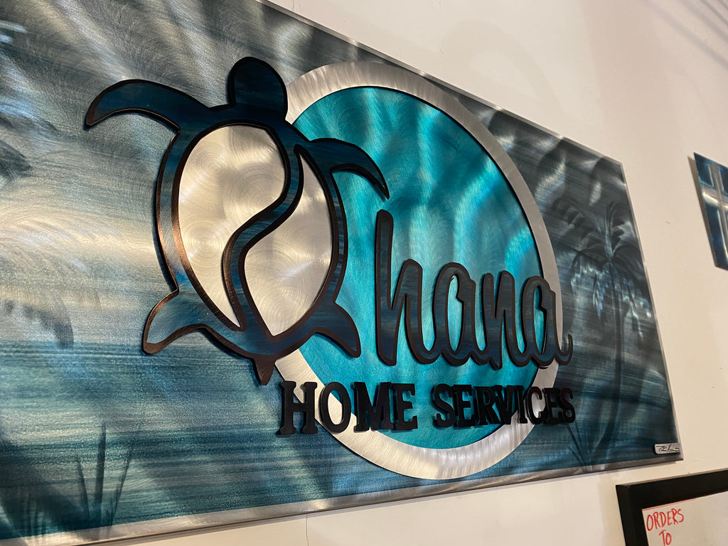 Custom logos Pete Koza Metal Art