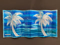 Blue Days Ripple Effect Pete Koza Metal Art