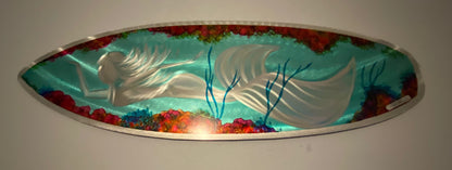Mermaid Surfboard PETE KOZA METAL ART