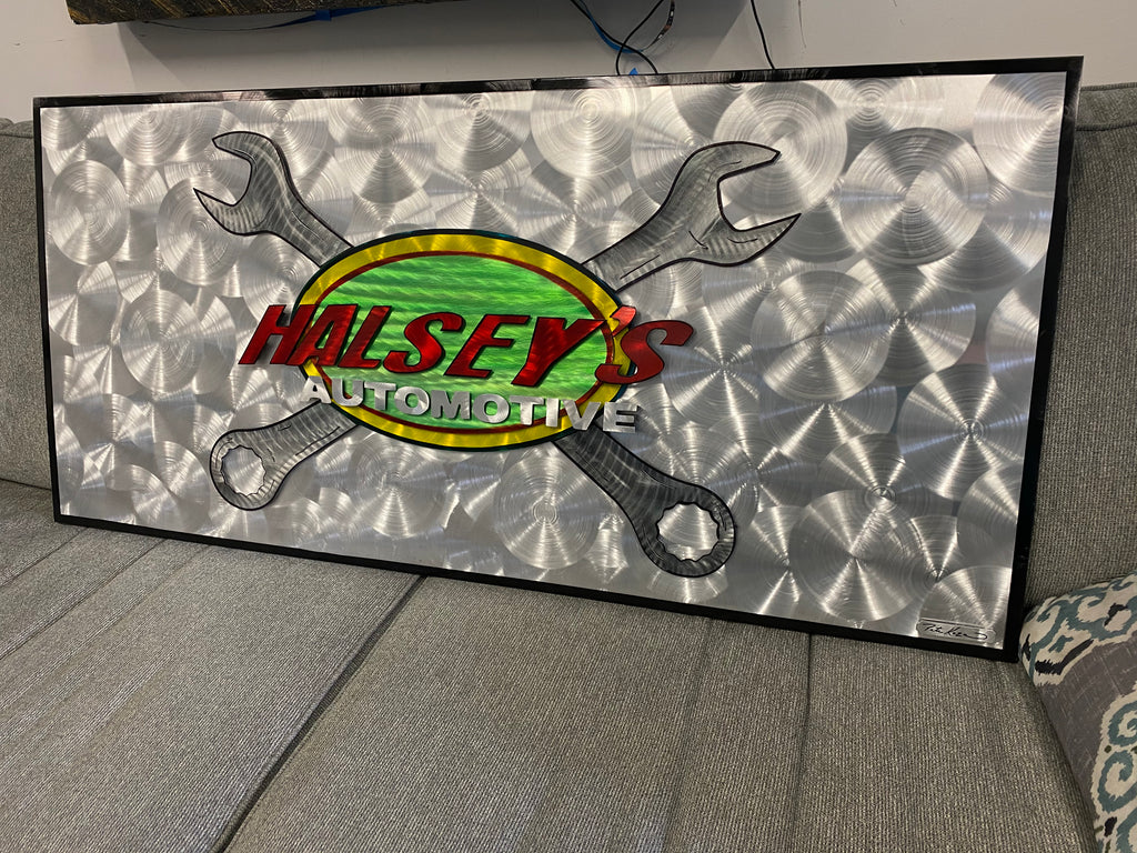 Custom logos Pete Koza Metal Art