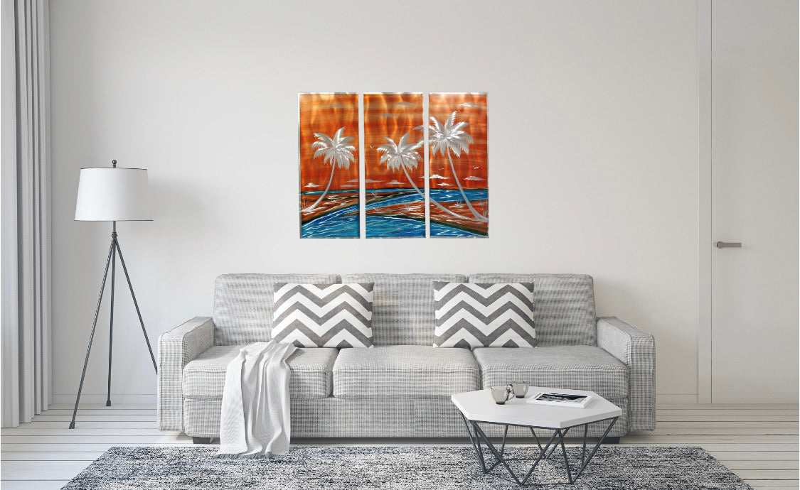 3 Panel Set Crush PETE KOZA METAL ART 2