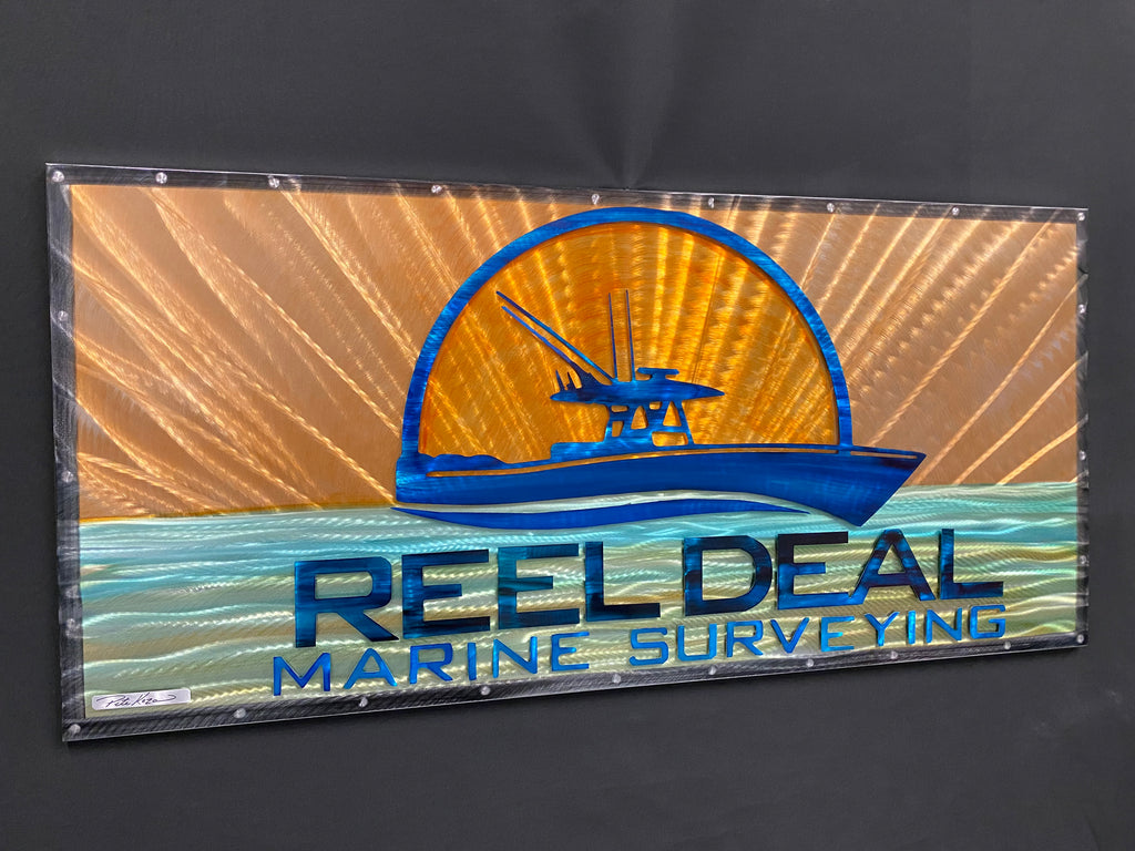 Custom logos Pete Koza Metal Art
