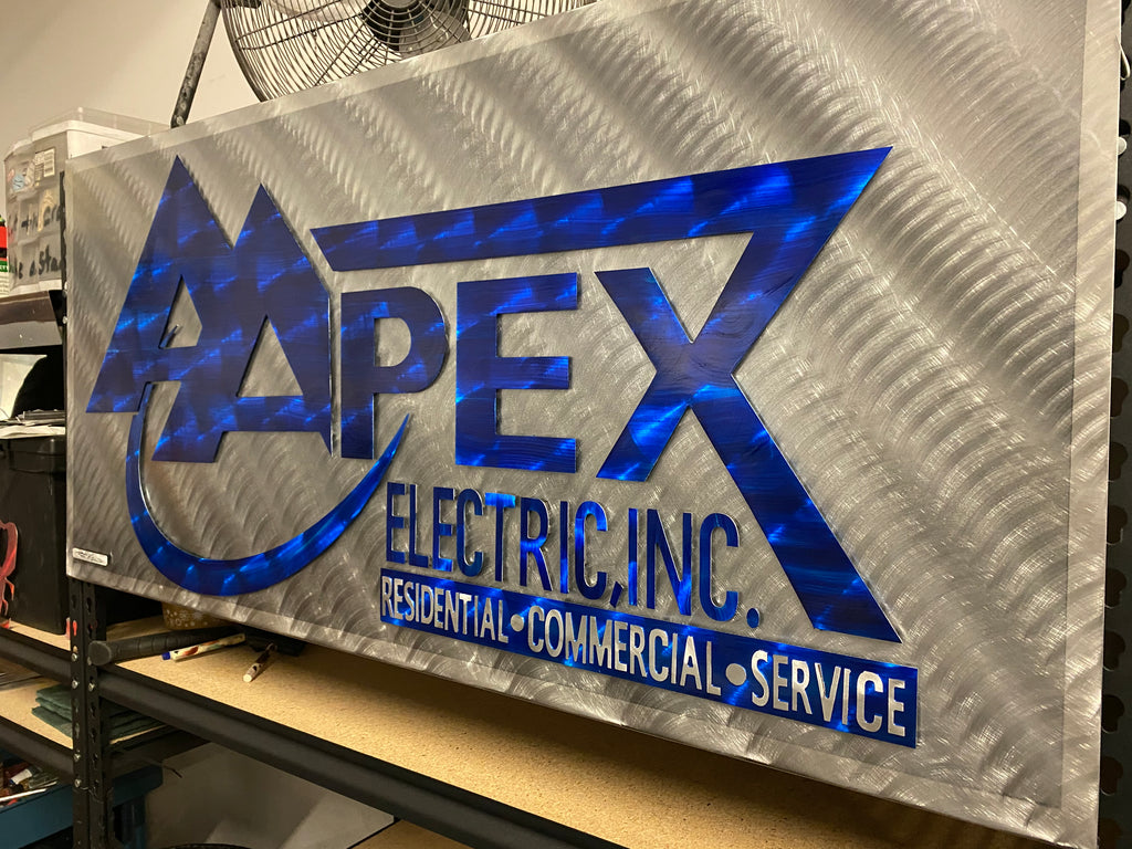 Custom logos Pete Koza Metal Art