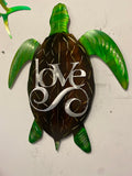 Sea Turtle Love PETE KOZA METAL ART 2